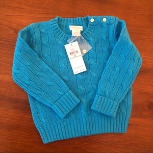 Ralph Lauren 100% Cashmere cable knit sweater